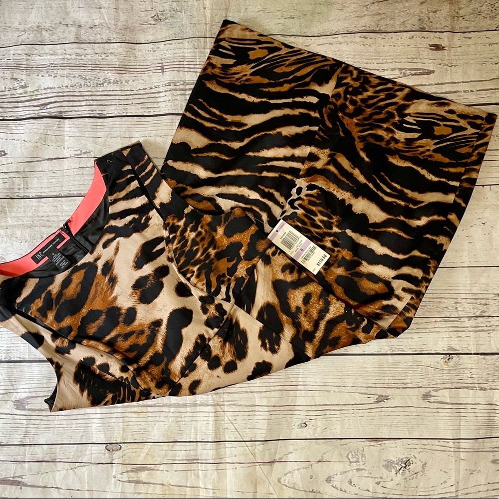BNWT International concepts leopard dress